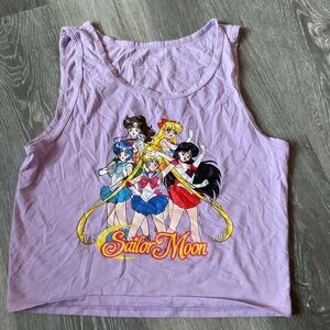 Sailor Moon Lavender Tank Top